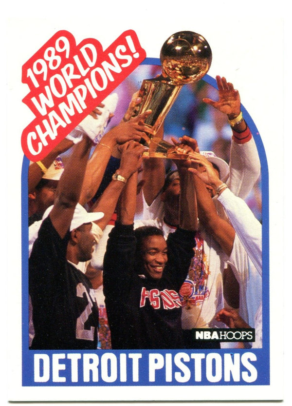 NBA Hoops 1989 World Champions Detroit Pistons