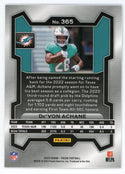 De'Von Achane 2023 Panini Prizm Rookie Card #365