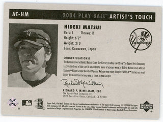 Hideki Matsui 2004 Upper Deck Play Ball Artist's Touch #AT-HM