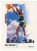 Dee Brown Autographed 1992 Skybox Skymaster #577