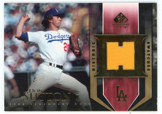 Don Sutton 2004 Upper Deck Historic Swatches Patch Relic #HS-DS