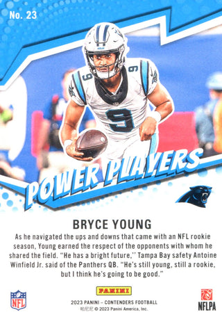 Bryce Young 2023 Panini Contenders Rookie Card #23