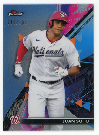 Juan Soto 2021 Topps Finest #7 Card 245/300