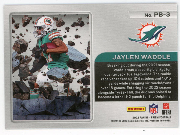 Jaylen Waddle 2022 Panini Prizm Break #PB-3