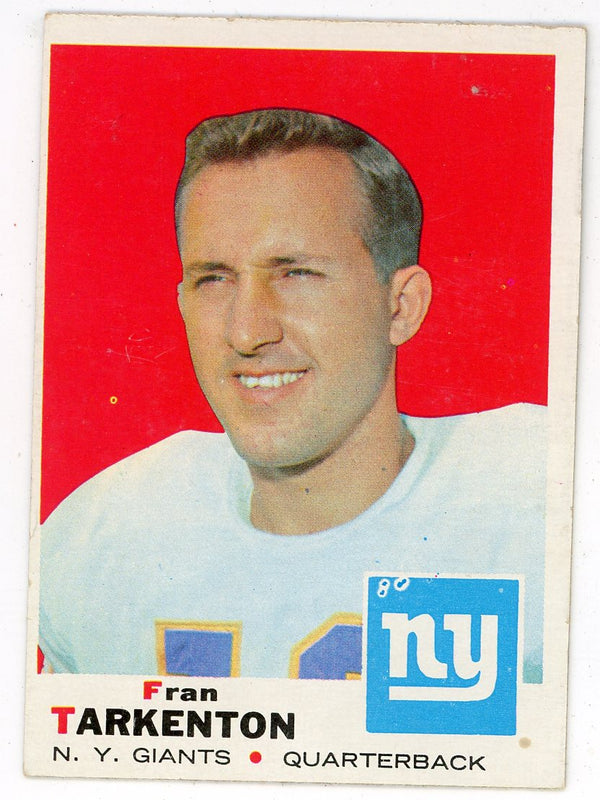 Fran Tarkenton 1969 Topps Card #150