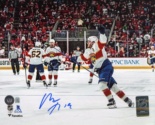 Matthew Tkachuk Autographed Panthers 4OT Game Winning Goal 8x10 Photo