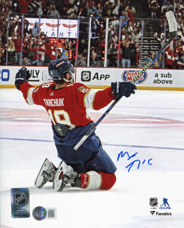 Matthew Tkachuk Autographed Panthers Eastern Conference Finals 8x10 Photo