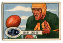 Jerry Shipkey 1951 Bowman Football #59 Card