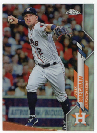 Alex Bregman 2020 Topps Chrome Silver Refractor #102 Card