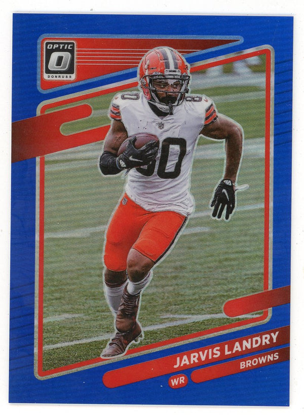 Jarvis Landry 2021 Panini Donruss Optic Blue Card #139