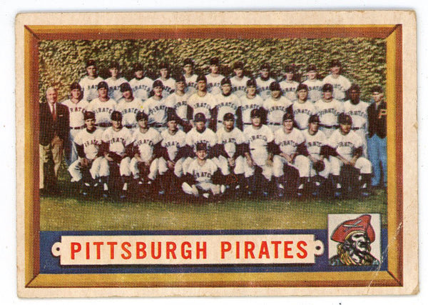 Pittsburgh Pirates 1957 Team Card