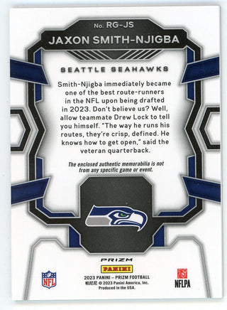 Jaxon Smith-Njigba 2023 Panini Prizm Rookie Gear Patch Relic #RG-J