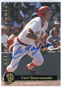 Carl Yastrzemski Autographed 1993 Front Row Premium Card #2