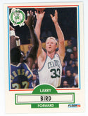 Larry Bird 1990 Fleer Card #8