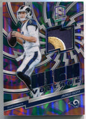 Jared Goff 2019 Panini Spectra High Voltage Patch Card #HV15 5/5