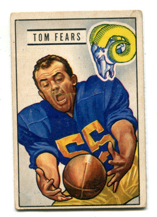 Tom Fears 1951 Bowman #6 Card