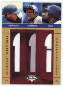 Sammy Sosa/ Vladimir Guerrero/ Alex Rodriguez 2003 Fleer Patch Relic