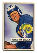 Norman Van Brocklin 1951 Bowman Football #4 Card