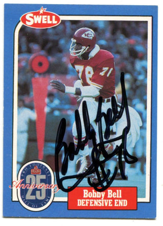 Bobby Bell Signed 1988 Sewell #16 Autographed Card