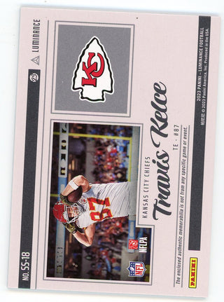 Travis Kelce 2023 Panini Luminance Spirit Swatches #SS-18