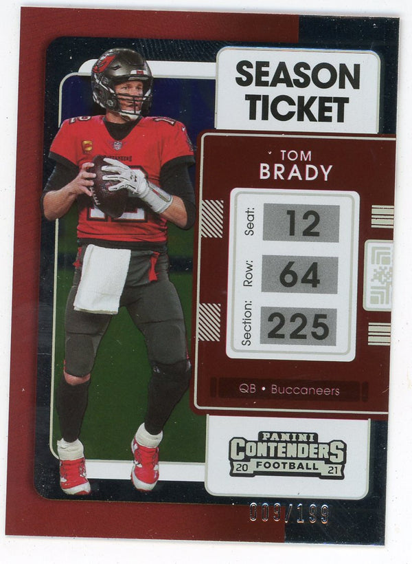 Tom Brady 2021 Panini Contenders Season Tickets #91