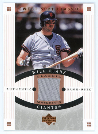 Will Clark 2005 Upper Deck Sweet Spot Classic Patch Relic #CM-WC