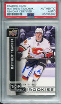 Matthew Tkachuk Autographed 2017 Upper Deck National Convention Rookie Card (PSA)