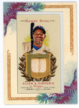 Sammy Sosa 2007 Topps Allen & Ginter Bat Card