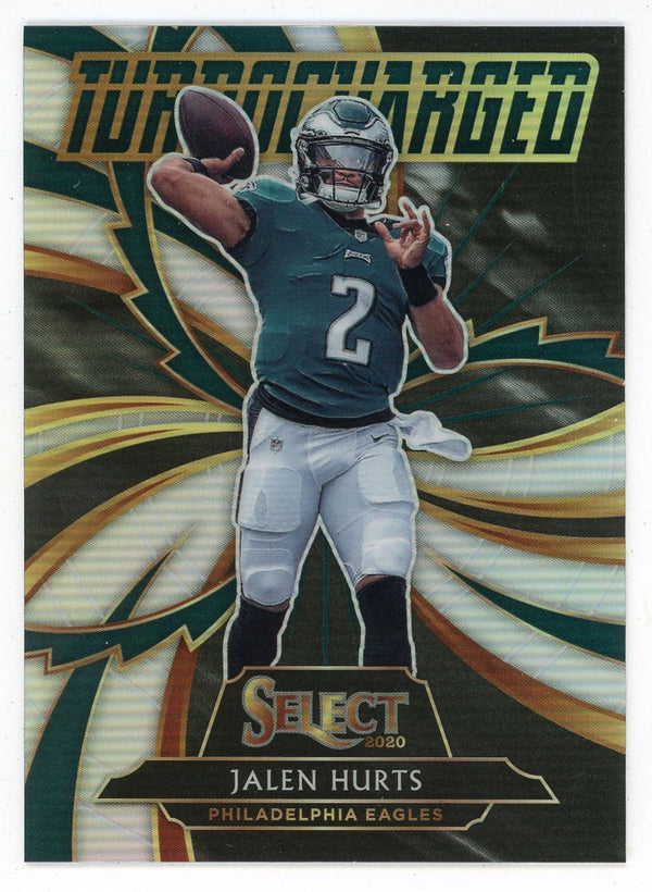 Jalen Hurts 2020 Panini Select TurboCharged #T25