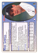 Mike Lowell 1998 Topps Bowman Rookie Autographed Card