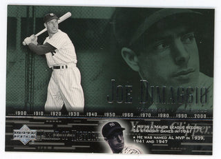 Joe DiMaggio 2002 Upper Deck Piece of History #39