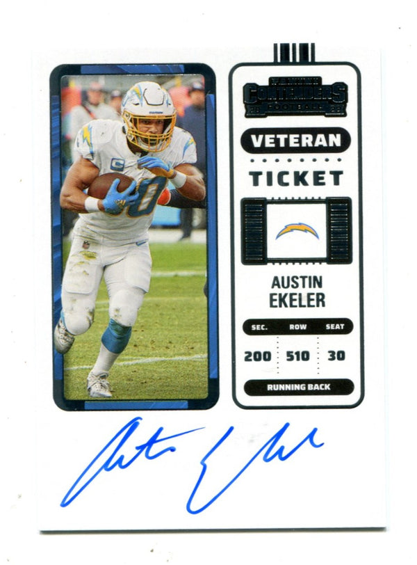 Austin Ekeler 2020 Panini Contenders #CTAAEK Autographed Card