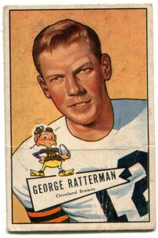 George Ratterman 1952 Bowman #111 Card