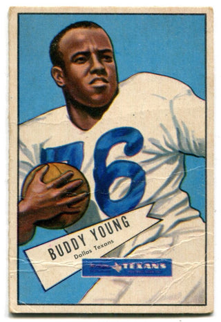 Buddy Young 1952 Bowman #104 Card