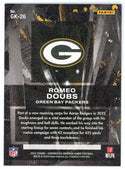 Romeo Doubs 2022 Panini Chronicles Gridiron Kings Rookie Card #GK-26