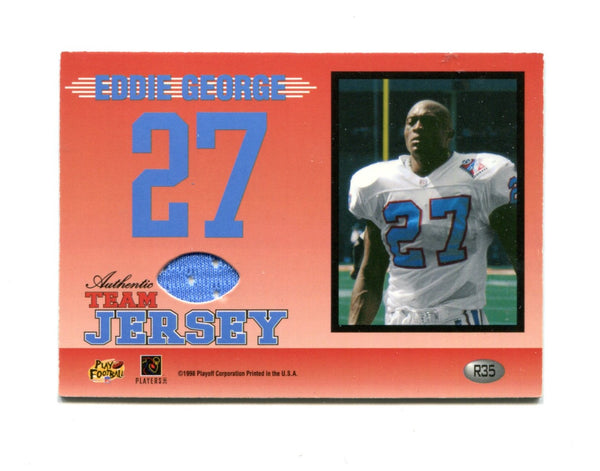 Eddie George 1998 Playoff Team Jersey #R35 Card