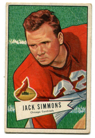 John Charles Simmons 1952 Bowman #110 Card