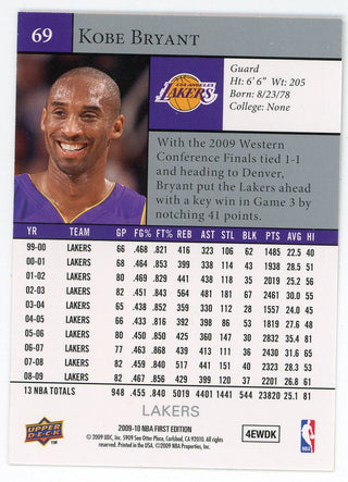 Kobe Bryant 2009-10 Upper Deck NBA First Edition #69