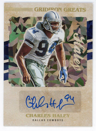 Charles Haley 2021 Panini Autographed Gridiron Greats #GG2