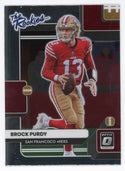 Brock Purdy 2022 Panini Donruss Optic The Rookies #TR-13