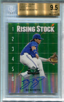 Bo Bichette 2018 Leaf Valiant Rising Stock Green #RSBB1 Autographed Card BGS 9.5 /99