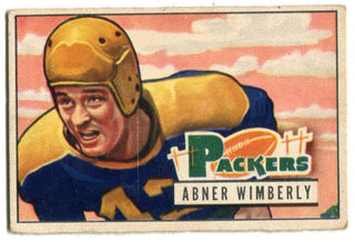 Abner Wimberly 1951 Bowman #125 Card