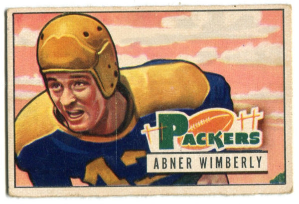 Abner Wimberly 1951 Bowman #125 Card