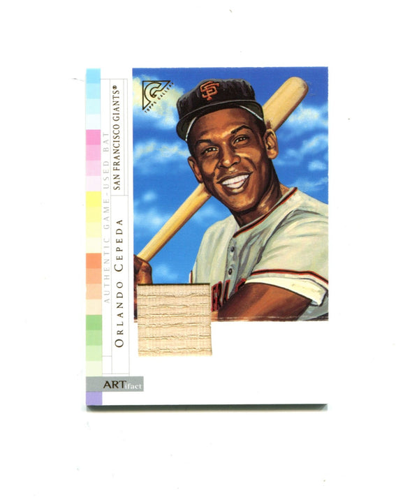 Orlando Cepeda 2003 Topps Art Game-Used Bat #AR-OC Card