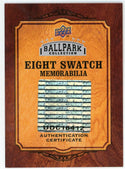 Aaron Harang/ Dan Haren/ Roy Oswalt/ Chad Billingsley/ Josh Johnson/ Zack Greinke/ Jered Weaver/ AJ Burnett Eight Swatch Memorabilia