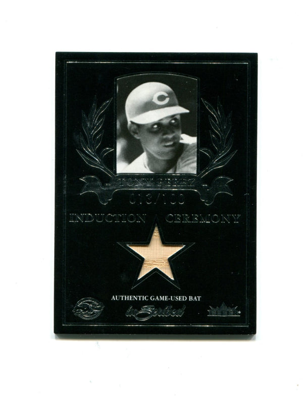 Tony Perez 2004 Fleer Induction Ceremony #ICJ-TP 013/100 Card