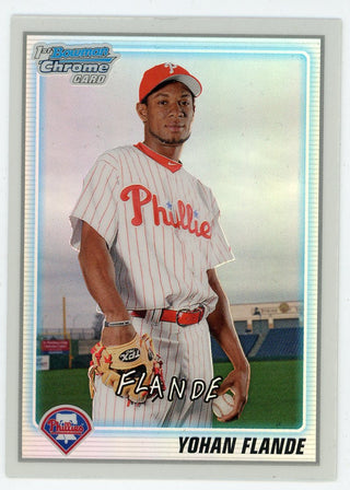 Yohan Flande 2010 Topps 1st Bowman Chrome Refractor #BCP139