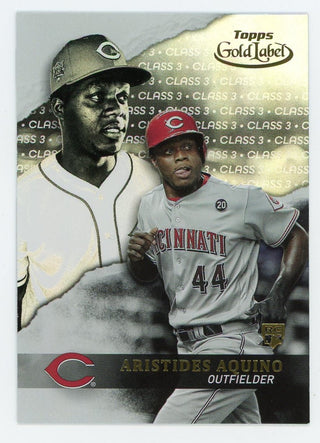 Aristides Aquino 2020 Topps Silver Gold Label #31 Card