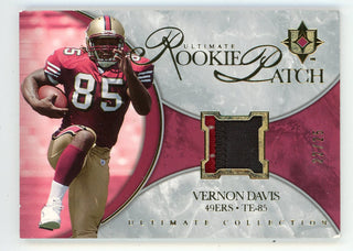 Vernon Davis 2006 Upper Deck Ultimate Rookie Patch #UR-VD