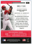 Barry Larkin 2004 Donruss Throwback Threads Patch Relic #54